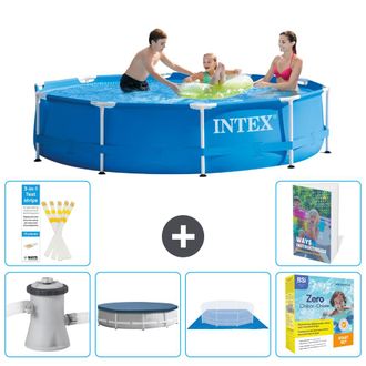 Intex Piscina Con Estructura Redonda - 305x76 Cm - 7-piezas S198