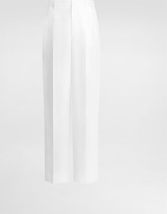 Dolce & Gabbana Pantalone - Man Pants And Shorts White Linen 52