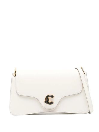 Coccinelle small C-Me logo cross body bag - Wit