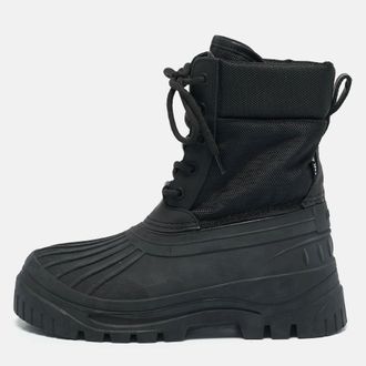 Axel Arigato Black Nylon And Rubber Cryo Ankle Length Boots