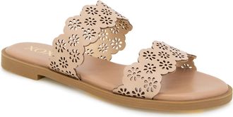 xoxo Womens Mela Flat Sandal, Light Sand, 6 UK