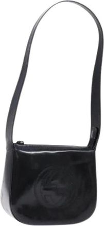 Gucci Pre-owned Vintage Schoudertas - Dames - Vintage Schoudertas - Zwart - ONE Size - Leer - Vintage