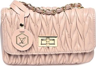 Luisa Vannini Rose Rundleer Tas