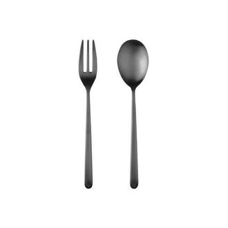 Mepra Linea Ice Serving Set - 2 Pieces in Ice Black Gold at Nordstrom