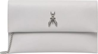 Patrizia Pepe Envelope Clutch - Dames - Schoudertassen - Grijs - ONE Size - Leer - Tassen