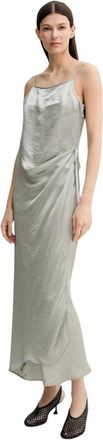Birgitte Herskind Sanderson Maxi Jurk - Dames - Avondkleed - Grijs - M - Kleedjes