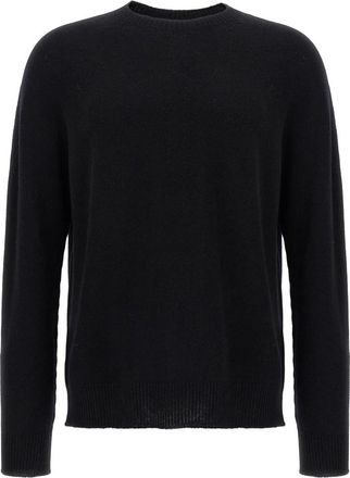 Jil Sander Truien & Vesten, Heren, Zwart, M, Kasjmier, Seamless Long Sleeve Sweater