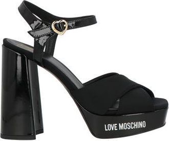 Love Moschino CALZADO - Sandalias con cierre en YOOX.COM
