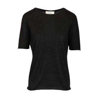 Lisa Yang Ari T-Shirt - female - Lisa Yang - Cashmere Knitwear - Black - XS - Knitwear