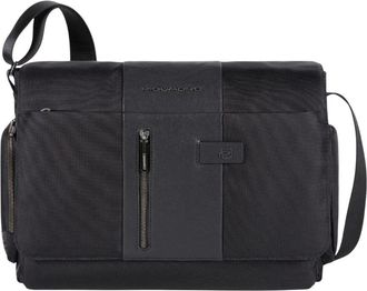 Piquadro Laptop Bags & Cases, male, Black, Size: ONE SIZE Brief 2 Messenger Bag