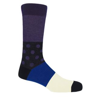 Peper Harow Mayfair Mens Socks - Purple