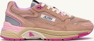 Autry SNEAKERS HYPERWAY IN SUEDE E MESH PHARD PINK E DOLPHIN