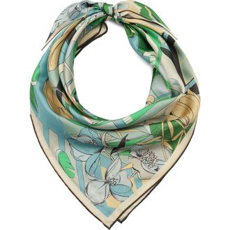 Kate Spade New York overgrown city silk square scarf in Multi at Nordstrom