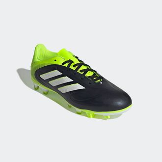 adidas Fussballschuh ADIDAS PERFORMANCE COPA PURE 3 CLUB FIRM/MULTI-GROUND, Damen, Gr. 42,5, weiss (core schwarz, cloud wei&szlig;, lucid lemon), Synthetik, Schuhe