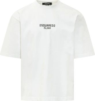 Dsquared2 Uomo, Top, Bianco, L, new