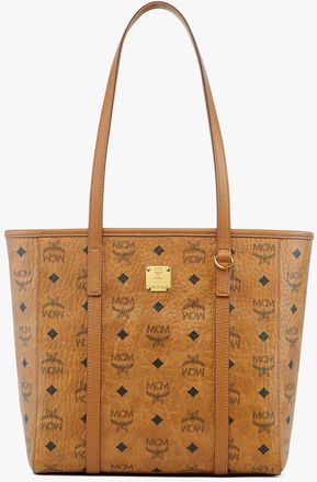 MCM Toni Top-zip Shopper In Visetos
