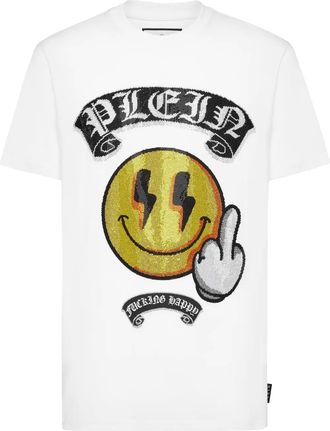 Philipp Plein T-shirt con stampa grafica - Bianco