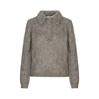 Chlo&eacute; Truien & Vesten, Dames, Grijs, L, Wol, Polo Trui