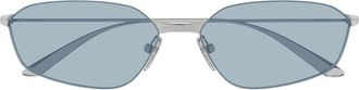 Balenciaga Invisible Zonnebrillen - Dames - Zonnebrillen - Grijs - 62 MM - Nylon - Accessoires