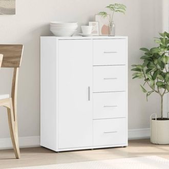 Berkfield Home Sideboard White 60x31x84 cm Engineered Wood | Size: 60 x 31 x 84 cm