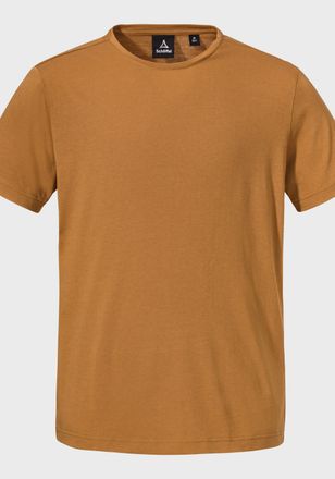 Sch&ouml;ffel Funktionsshirt SCH&Ouml;FFEL T Shirt Style Collada MNS, Herren, Gr. 54, braun (4745, braun), Oberstoff: 60% Baumwolle, 40% Polyester, Rundhals, Shirts Funk