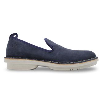 FLY London FLER152FLY Suede Womens Loafers Shoes - Jeans - Size:UK 6