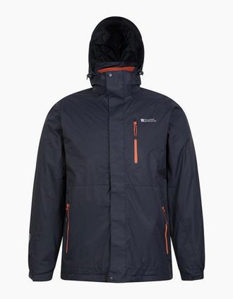 Mountain Warehouse Mens Mountain Warehouse Mens Bracken Extreme 3 in 1 Waterproof Jacket - Navy - Size: 46/Regular