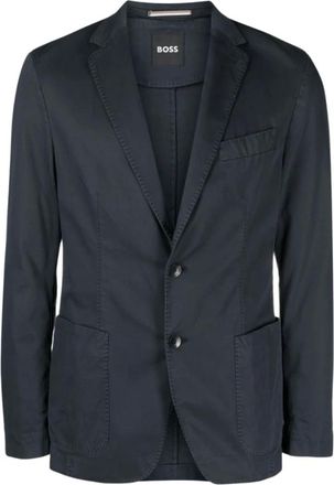 HUGO BOSS Hombre, Chaquetas, Azul, Talla: L