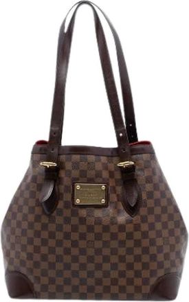 Louis Vuitton Pre-owned Tote Bags, female, Brown, Size: ONE SIZE Pre-owned Hampstead GM