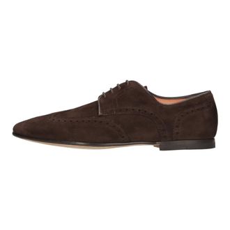 Santoni Heren, Schoenen, Bruin, Maat: 41 EU Leer