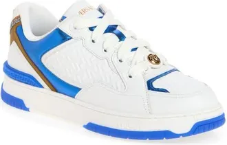 Versace Medusa Sneaker in White Colbalt Gold 82 at Nordstrom, Size 43