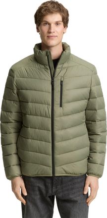 Tom Tailor Denim Steppjacke TOM TAILOR DENIM, Herren, Gr. XXL, tree moss gr&uuml;n, Web, Obermaterial: 100% Polyester. Futter: 100% Polyester, unifarben, normal h&uuml;ftbedecke