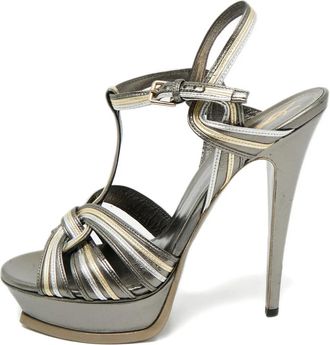 Saint Laurent Sandali Tribute - Grigio