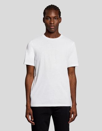 Lyle & Scott Lyle And Scott Mens Sports Redefined Graphic Logo T-Shirt - White - Size: 38