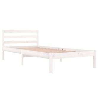 Berkfield Home Beautiful Day Bed Solid Wood Pine 90x200 cm White
