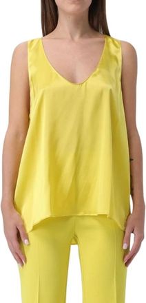 Pinko Marzemino Top - - Tops - Donna - Giallo - L