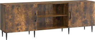 vidaXL Mueble De Tv 150 X 31 X 50 Cm Roble Ahumado Vidaxl