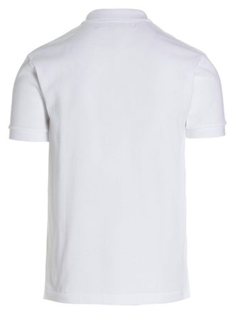 Comme Des Gar&ccedil;ons Logo-Embroidered Polo - White