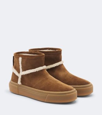 Hogan Botines H705 de ante con borrego