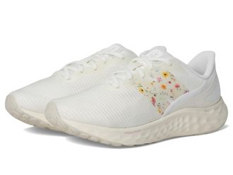 New Balance Womens Fresh Foam Arishi V4 Running Shoe, Sea Salt/Sea Salt/Rose Sugar, 4 UK