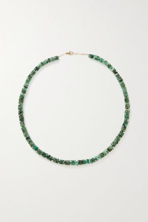 JiaJia Collana In Oro Con Smeraldi - Verde