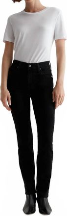 AG - Adriano Goldschmied Mari Mid-Rise Slim Straight Jeans In Alchemy