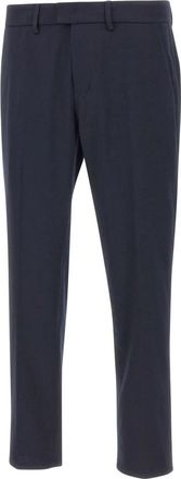 Dondup Pablo Broeken - Heren - Nette broeken - Blauw - W31 - Wol - Broeken