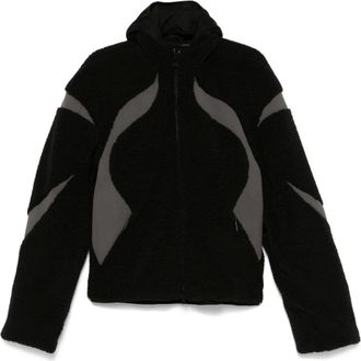 Heliot Emil Panelled Fleece Jacket with Detachable Hood
