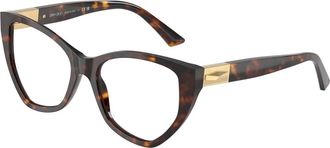 Jimmy Choo London Stijlvolle Brillen - Dames - Brillen - Bruin - 54 MM - Accessoires