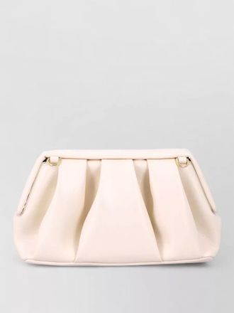 Themoir&egrave; athena sculptural vegan leather clutch bag