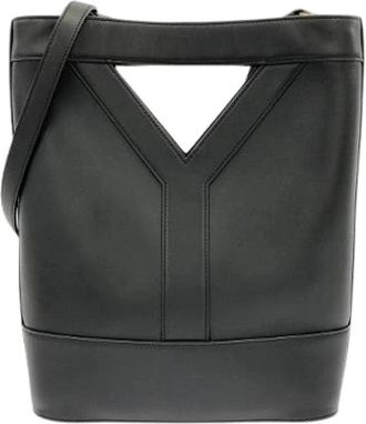 Saint Laurent Pre-owned Y Small Bucket Calf Bag - Pre-owned - Mujer - Negro - ONE SIZE