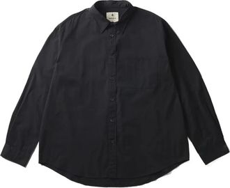 Snow Peak organic-cotton shirt - Black