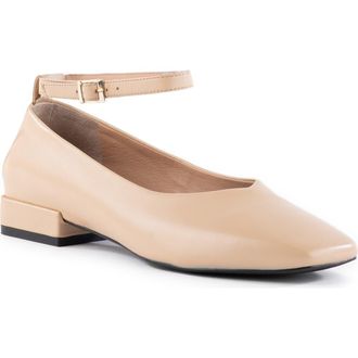 Seychelles Pumpkin Ankle Strap Square Toe Pump in Vacchetta at Nordstrom Rack, Size 7.5