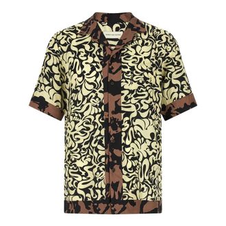 Dries Van Noten Carltone Viscose Shirt - male - Dries Van Noten - Short Sleeve Shirts - Multicolor - XL - Shirts
